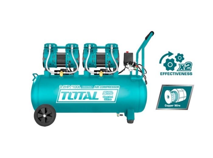 Total 100 Ltr Air Compressor- TCS2241008 - Image 1