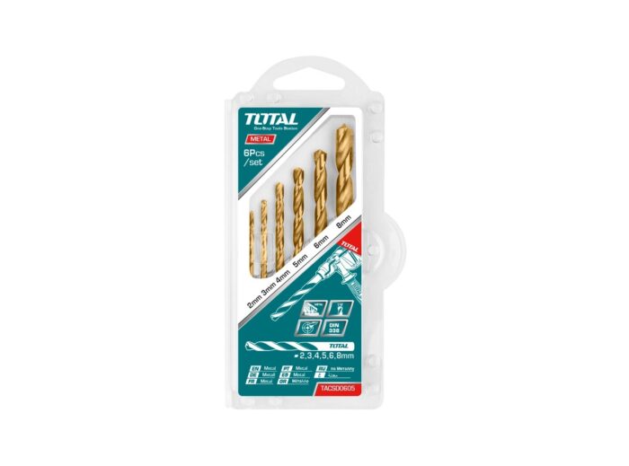 Total Twist Drill Bit Set- TACSD0605 - Image 1