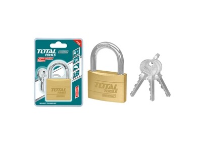 Total Heavy Duty Brass Padlock 70mm - TLK32702