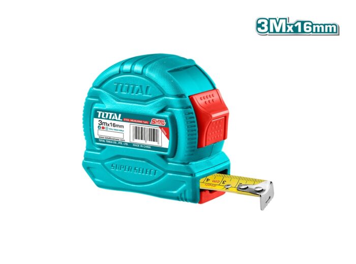 Total 3mx16mm Steel Measuring Tape TMT34316 - Image 1