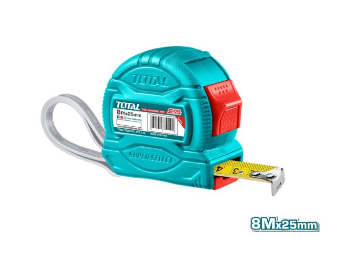 Total 8Mx25Mm Steel Measuring Tape-TMT34825M - Image 1