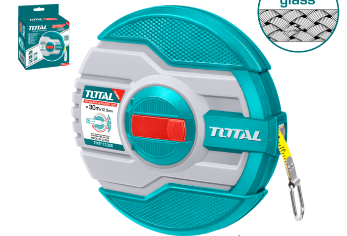 Total Fiberglass Measuring Tape 30mx12.5mm - TMTF13306 - Image 2
