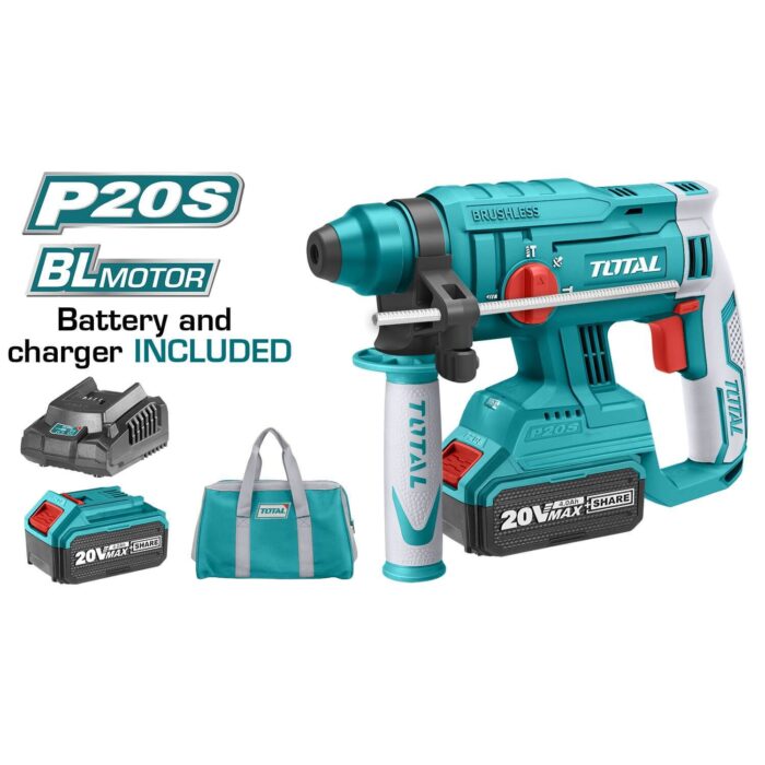 Total Tools Lithium Ion Rotary Hammer - TRHLI22012 - Image 1
