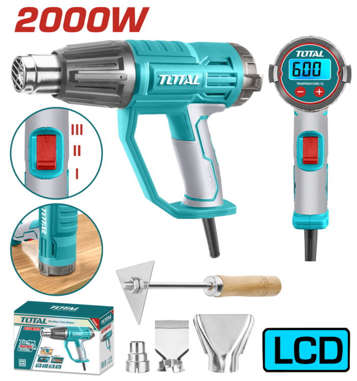 Total Heat Gun 2000W 350°C-550°C - TB20056 - Image 1