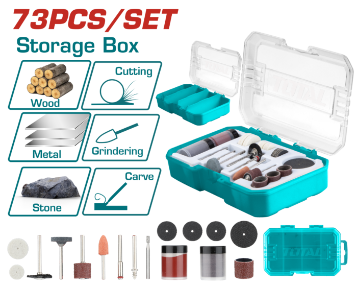 Total 73PCS General Use Set for Mini Drill - TAKMG7072 - Image 1